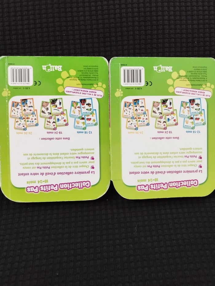 Livres cartonnés Les animaux et les véhicules Collection Petits Pas - photo numéro 3