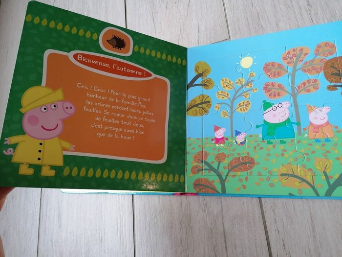 Lot de 2 livres puzzles Peppa pig - photo numéro 5