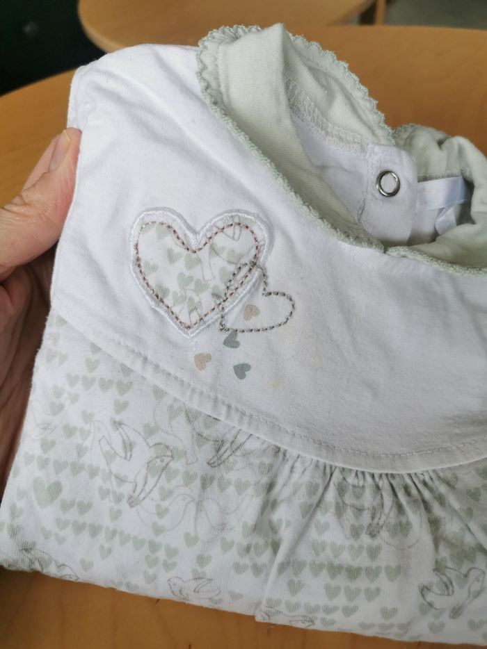 Pyjama leger bébé fille 9mois kitchoun bon etat - photo numéro 5