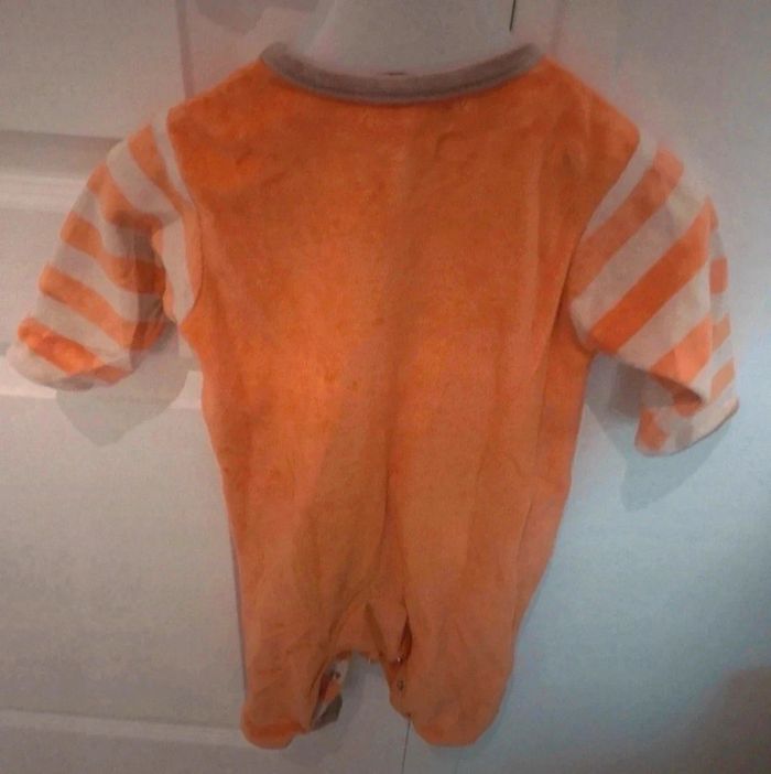 Pyjama velours bébé garçon kitchoun 6 mois - photo numéro 2