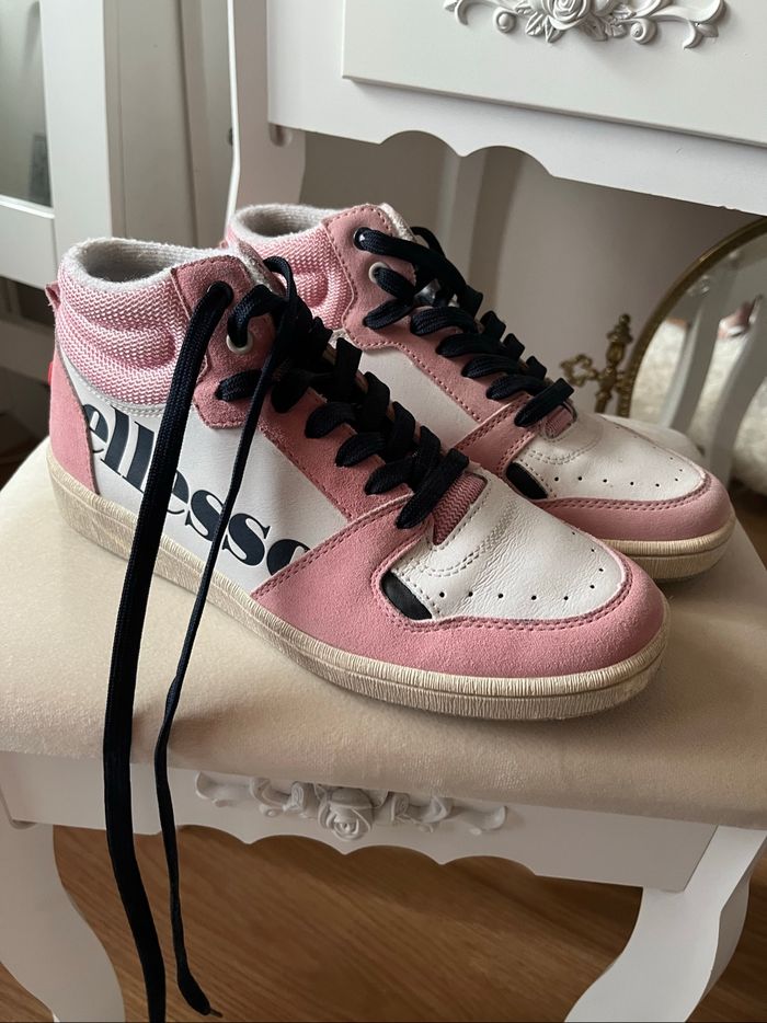 Baskets montantes fille ado Ellesse T39 TBE 👟