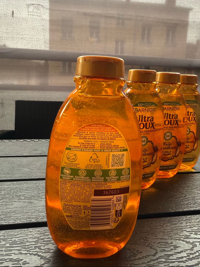 Lot de 5  shampoo garnier - photo numéro 2