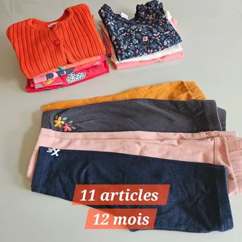 Lot fille 12 mois
