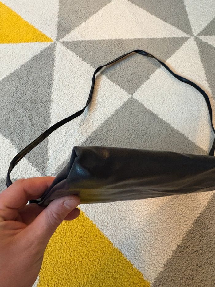 Sac à bandoulière en cuir synthétique vintage - photo numéro 7