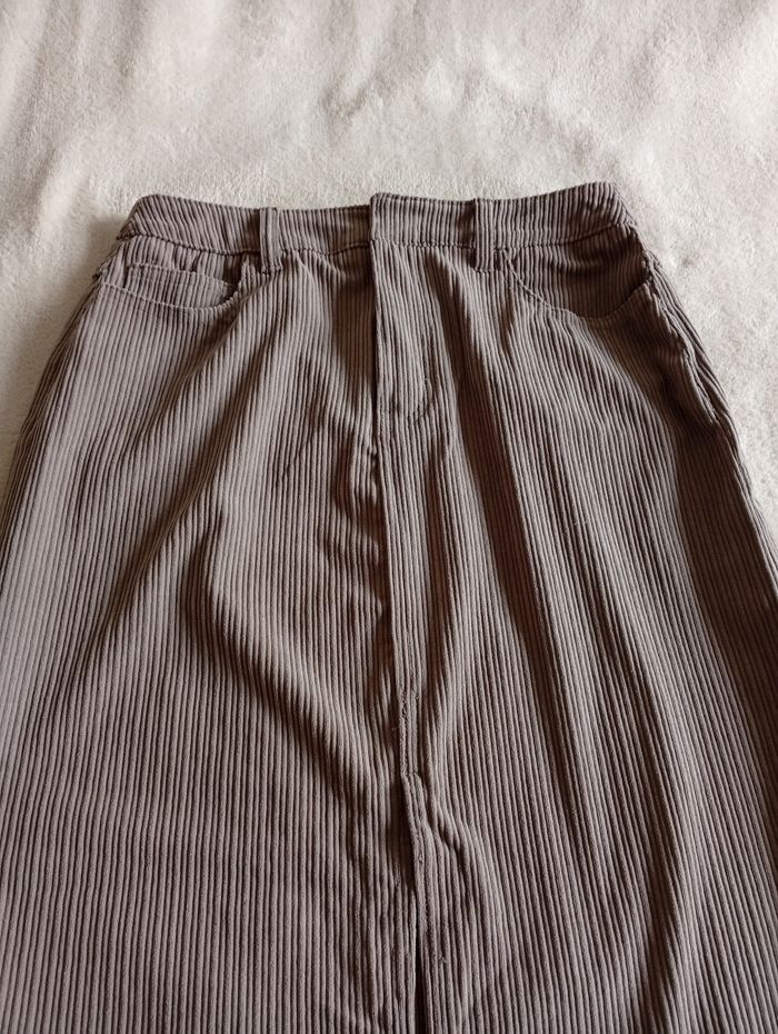 Jupe longue en velours côtelé 36 - photo numéro 5