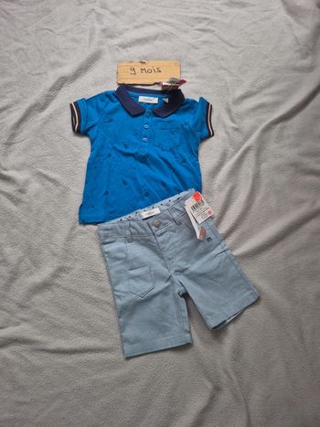 Ensemble garcon 9 mois marese neuf