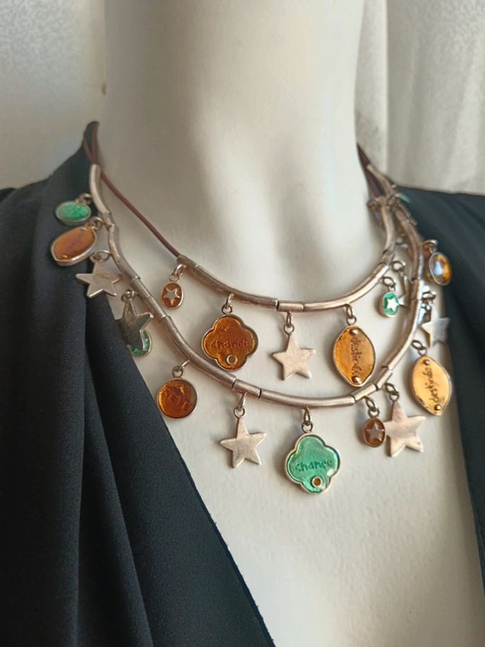 Réminiscence | Collier double rang - photo numéro 6