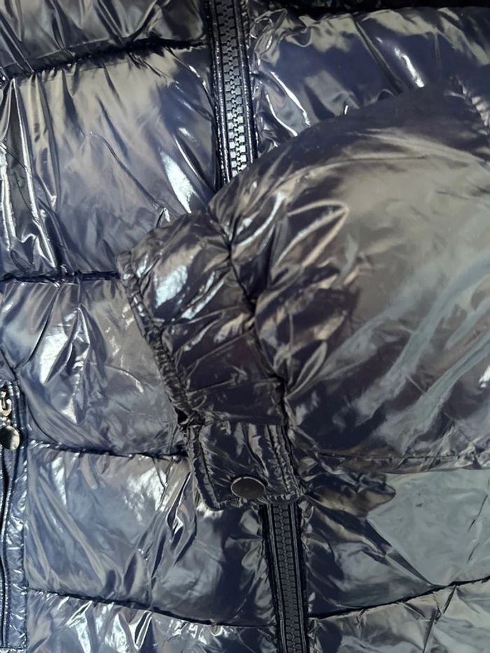 Doudoune brillante à capuche – Taille M – Neuve avec étiquette – Bleu marine - photo numéro 6
