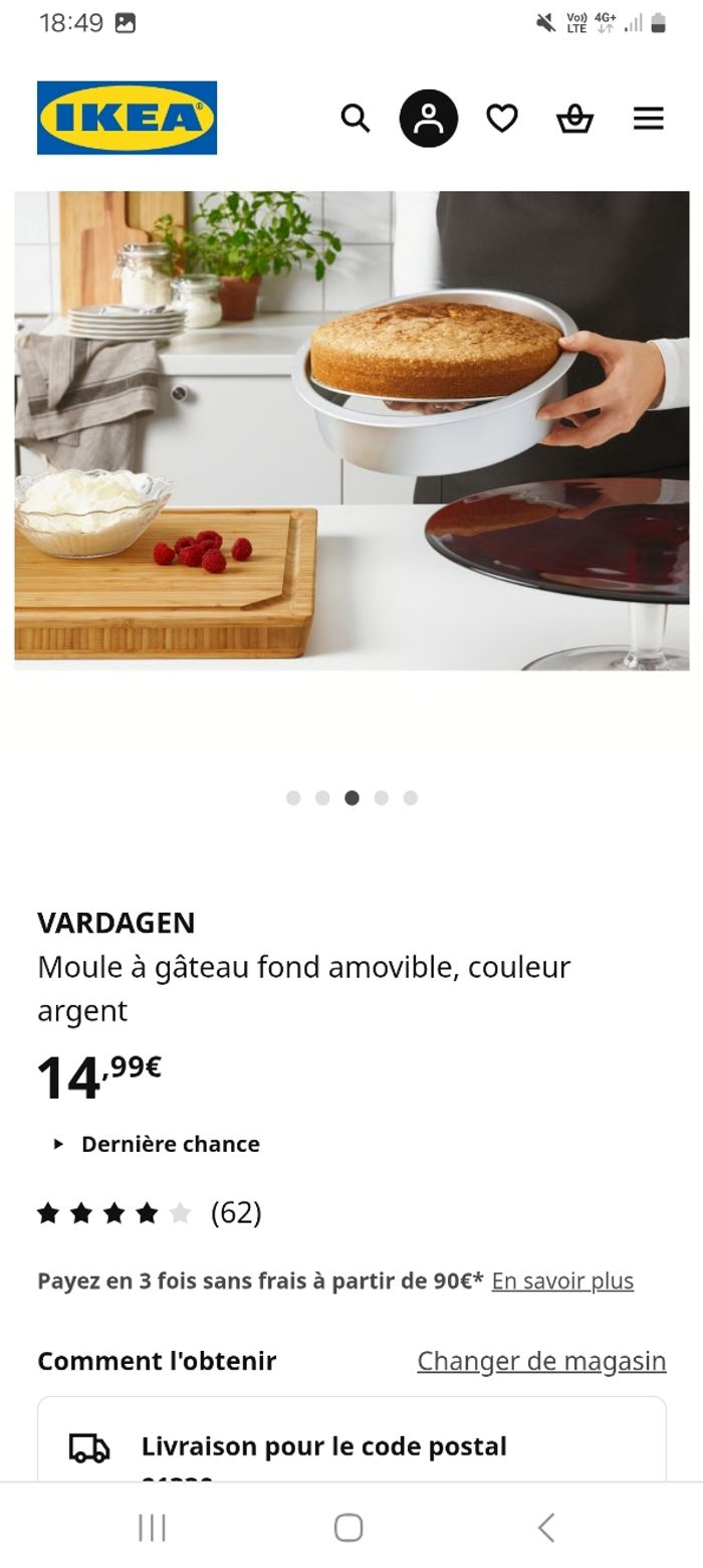 Moule à gâteau ikea - photo numéro 4