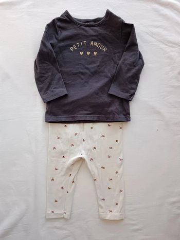Ensemble Kiabi Gémo 6 mois
