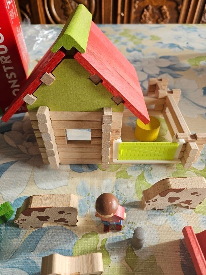 Jeu ma ferme en bois - photo numéro 2