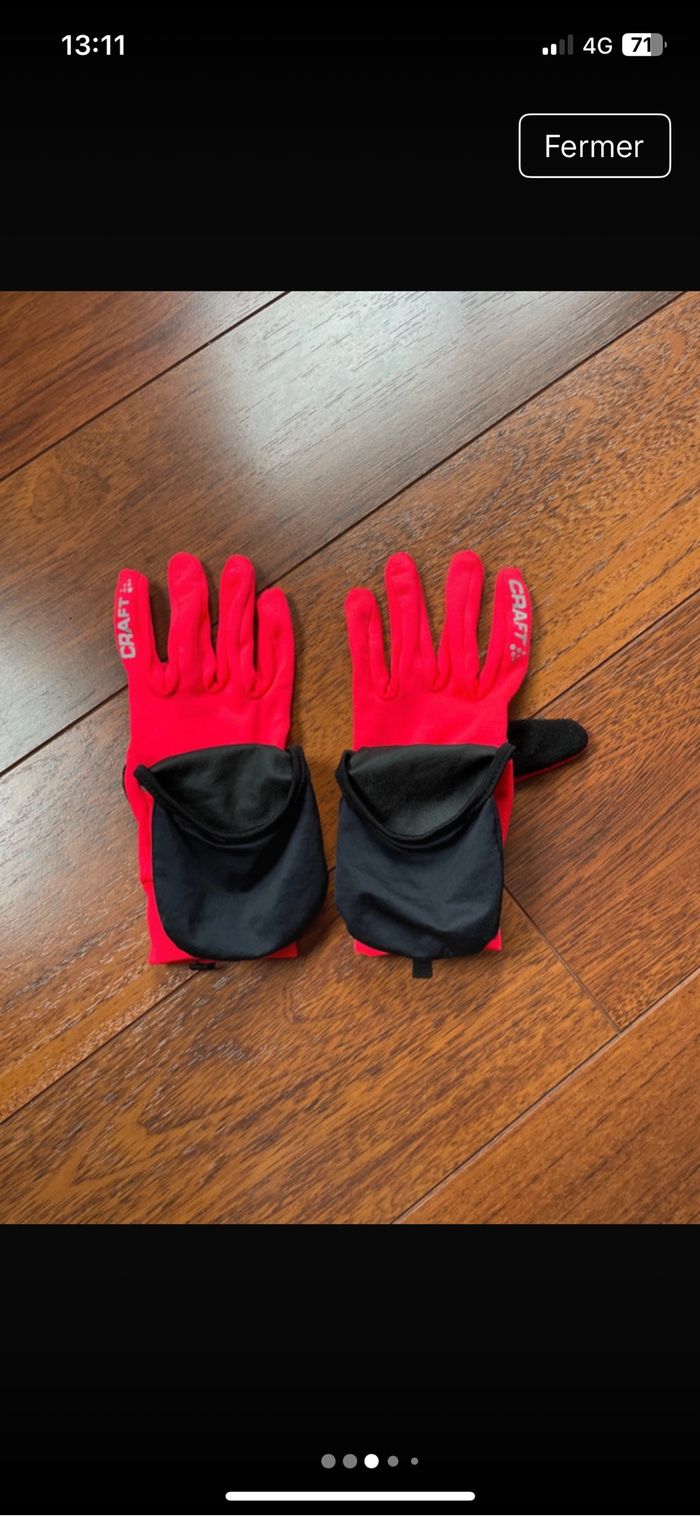Gant moufles running - photo numéro 3