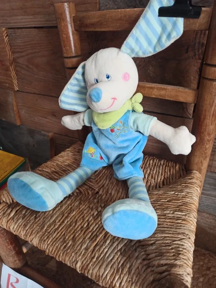 Peluche chien mots d enfants tbe - photo numéro 3