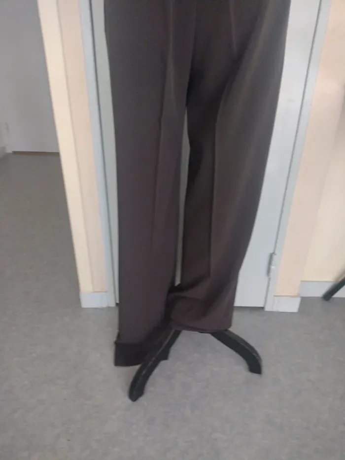 Combinaison Maison 123 marron chic + ceinture dorée – taille L - photo numéro 10