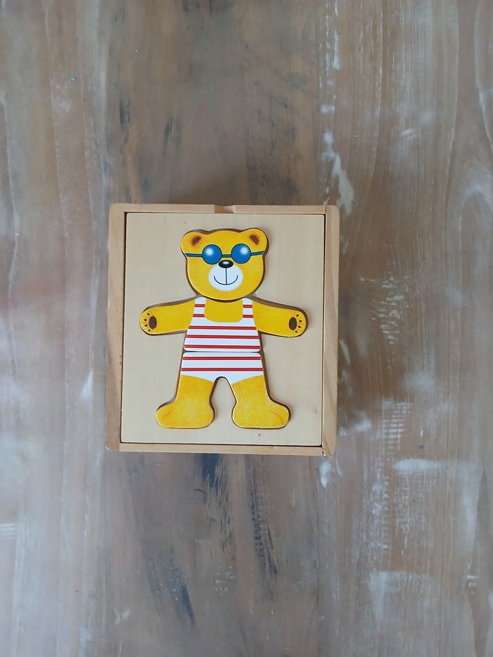 Puzzle mon ourson à habiller - photo numéro 3