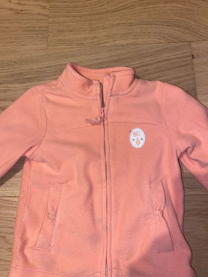 Polaire corail fille Orchestra – 18 mois