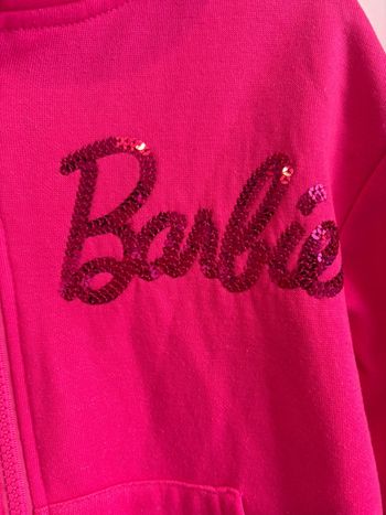 Gilet Barbie 8 ans - porté 1 fois