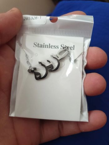 Collier aziza en arabe