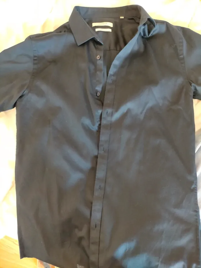 Chemise bleue marine - photo numéro 4