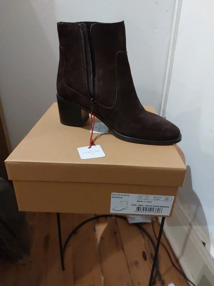 Mi bottes daim marron - photo numéro 6