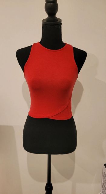 Top court Stradivarius, taille S