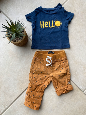 Ensemble garçon taille 3 mois