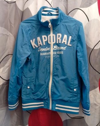 Veste zippée coupe-vent garçon 14 ans Kaporal 