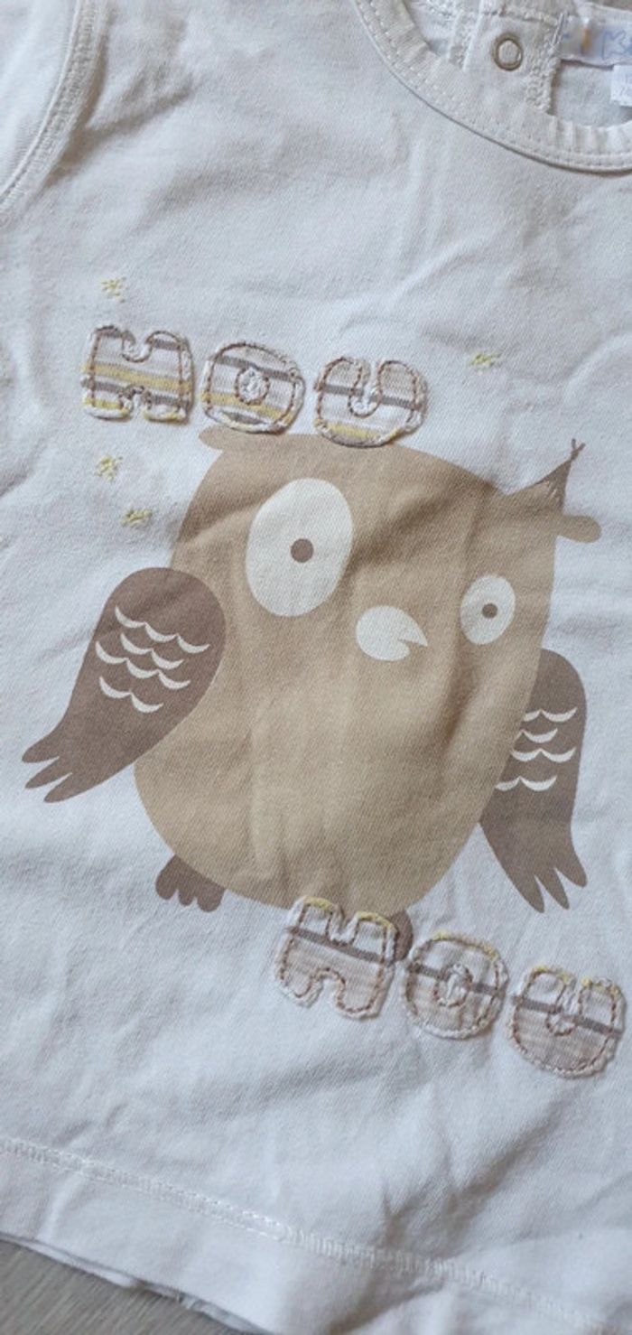 Maillot t-shirt kiabi 12mois 74cm - photo numéro 2