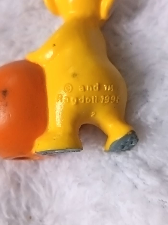 Figurine Teletubbies lala vintage marque rag doll année 1996 - photo numéro 3