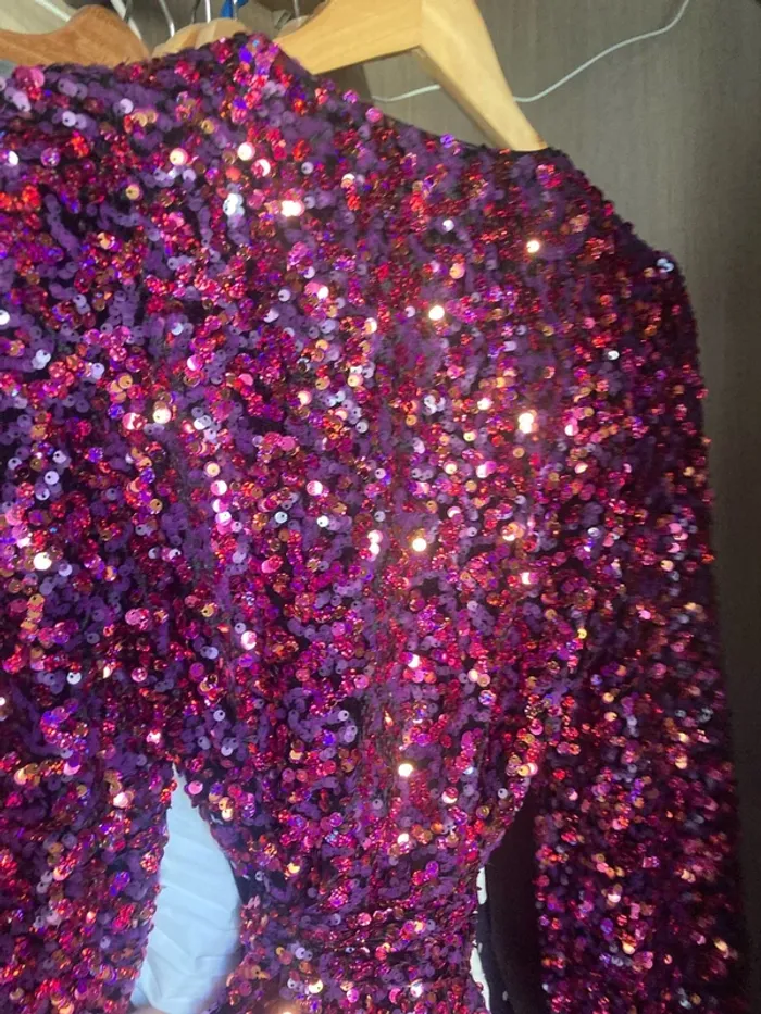 Robe sequins sézane adelina - photo numéro 3