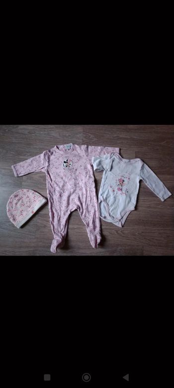 ensemble minnie 6/9 mois