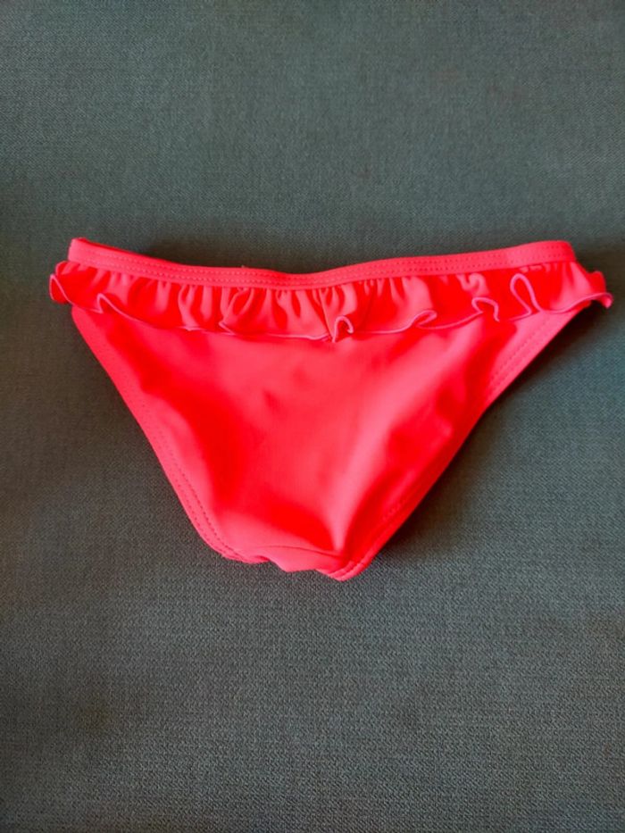 Bas de maillot fille 2 ans – Rose à volants – Haute Pression – Neuf avec étiquette - photo numéro 3