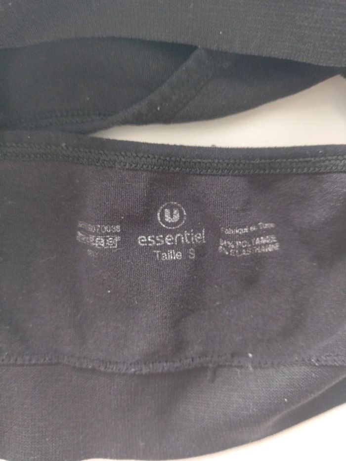 Brassière de sport noire Taille S - photo numéro 3