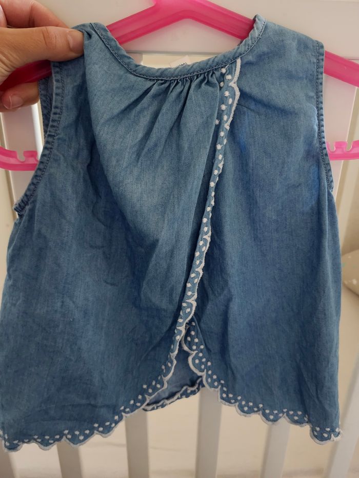 Blouse bleue Okaidi - photo numéro 2