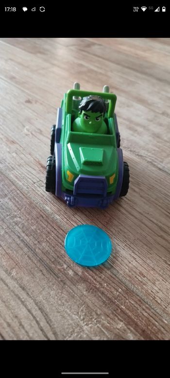 Voiture Hulk lance disque - Spidey et ses Amis