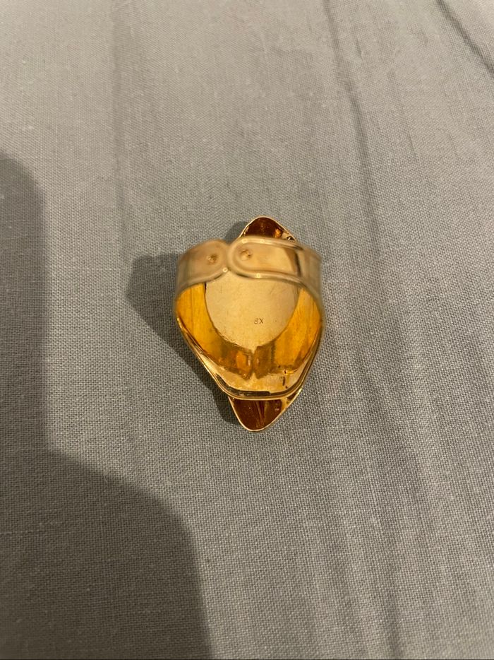 Bague fantaisie dorée - photo numéro 2