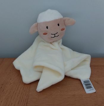 Doudou plat mouton - oeko tex