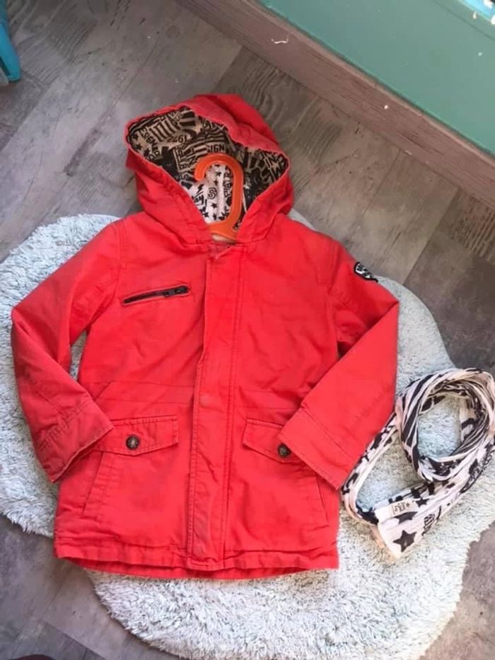 Ensemble veste blouson manteau foulard garçon catimini 4 ans - photo numéro 3