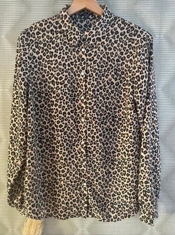 Chemise motif léopard