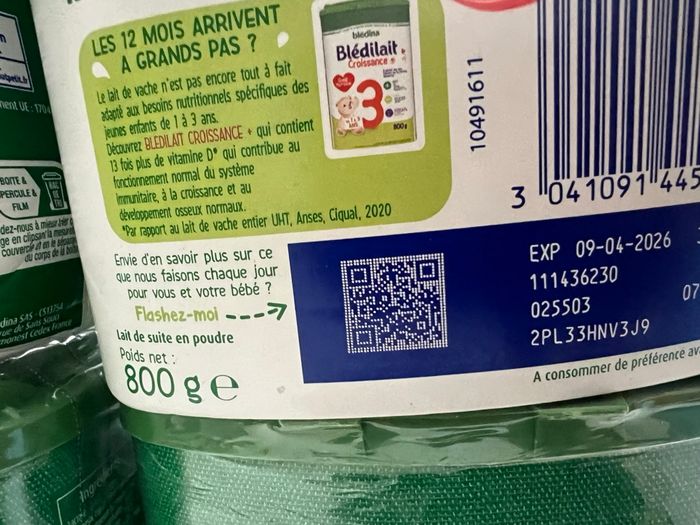 4 lait blédilait 2eme age - photo numéro 4