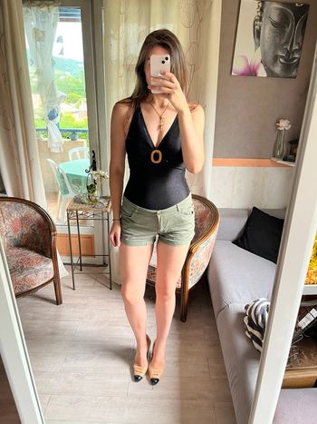 Micro short jean taille basse y2k 2000yer kaki