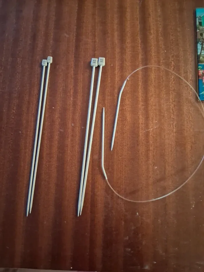 lot d'aigulle a tricoter