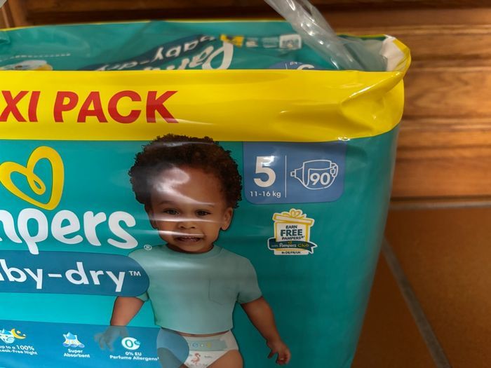 Couches Pampers baby dry taille 5 - photo numéro 3
