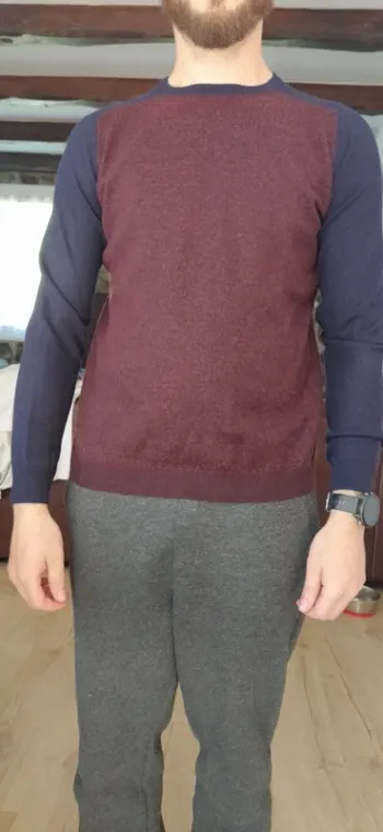 Pull bi couleur jules