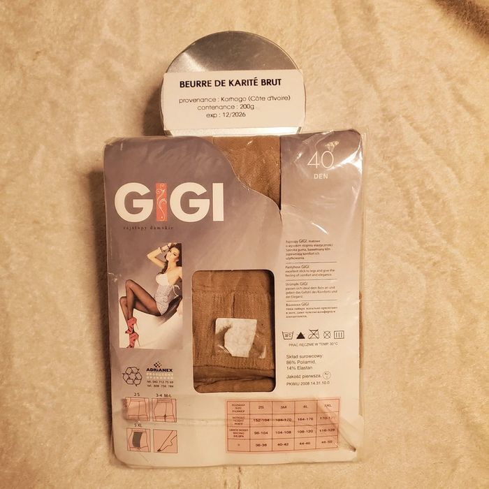 Collant beige gigi taille 5 - photo numéro 2