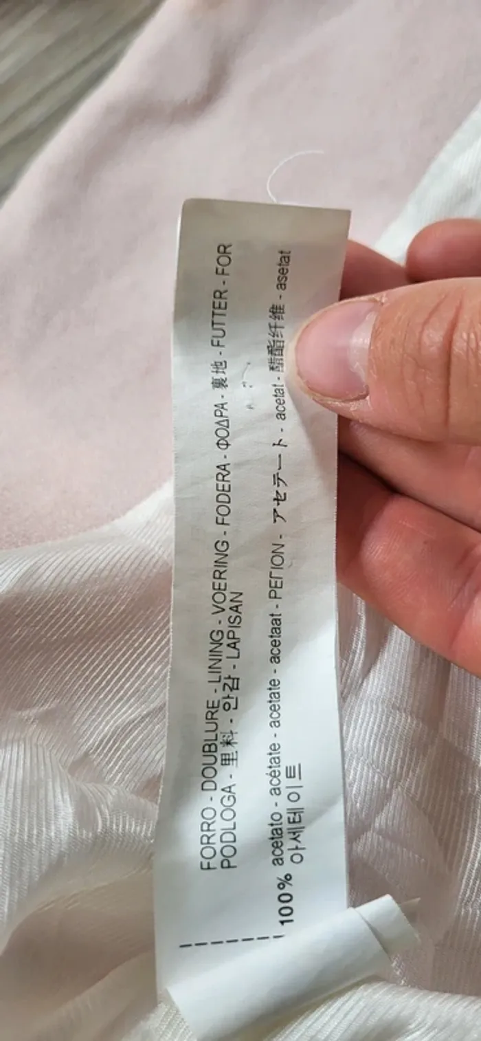 Veste / blazer cintrée rose pale 36 - photo numéro 9