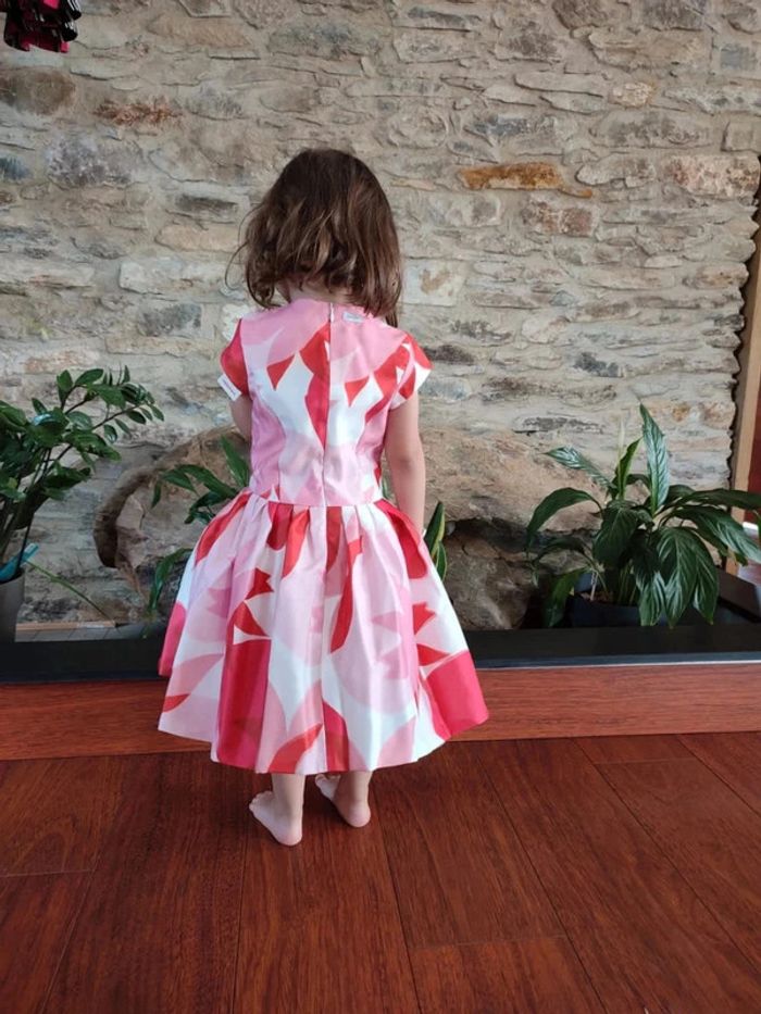 Magnifique robe taffetas catimini - photo numéro 2