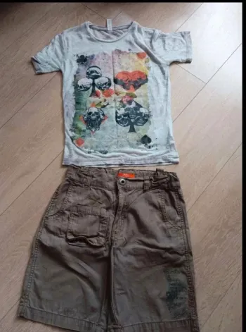 Bermuda  et  t-shirt  6 ans