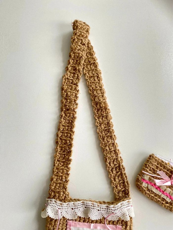 Sac à bandoulière avec son porte monnaie - photo numéro 3