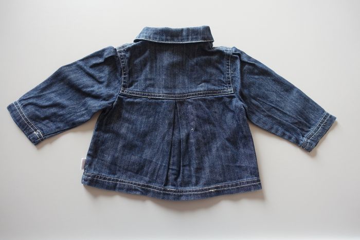 Veste jean bébé  6 mois - photo numéro 2